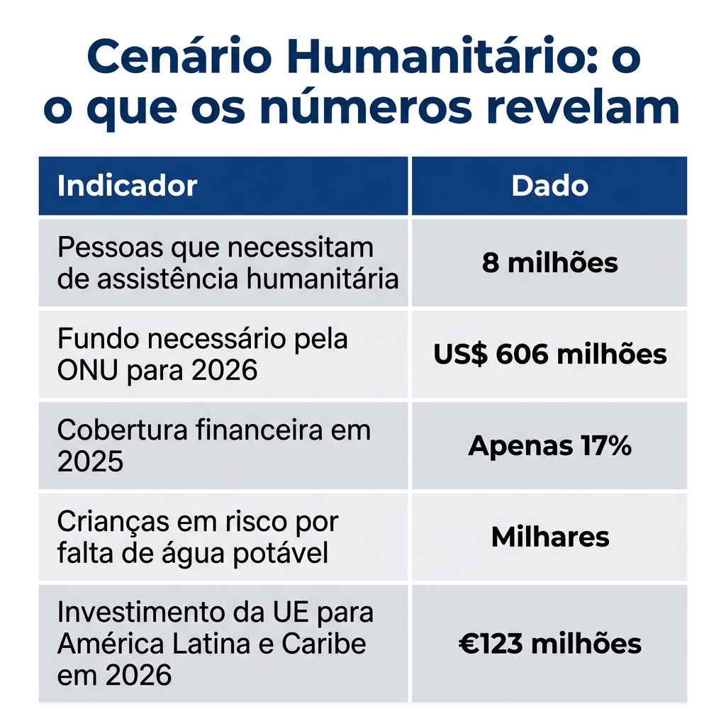 Igrejas Evangélicas na Venezuela somam forças em ajuda comunitária.