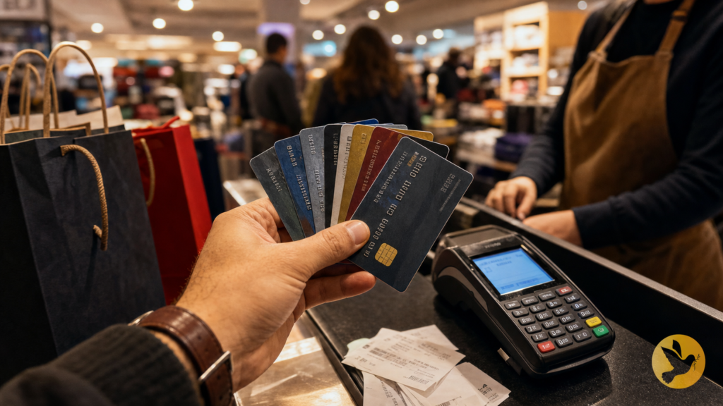 Como sair do endividamento aprendendo a controlar o uso dos cartões de crédito.