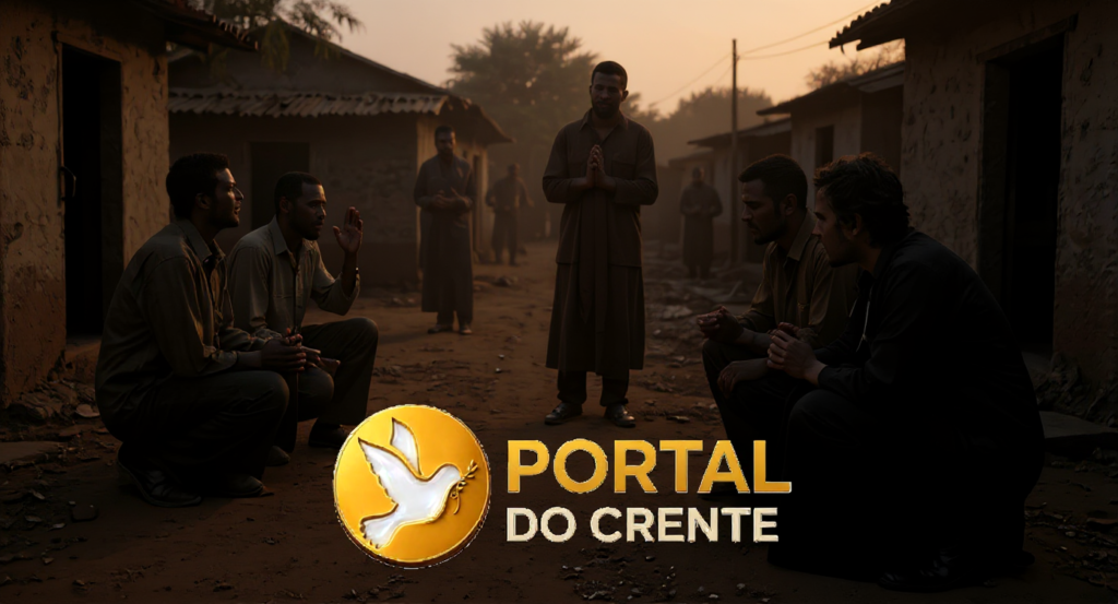 Imagem realista que ilustra o Massacre de cristãos na Nigéria