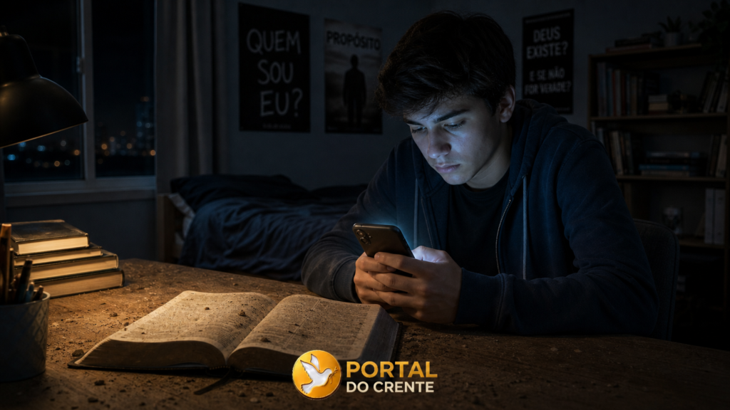 Imagem que retrata a queda da confiança no evangelho entre os adolescentes e a dificuldade de  Retenção de Jovens na Igreja