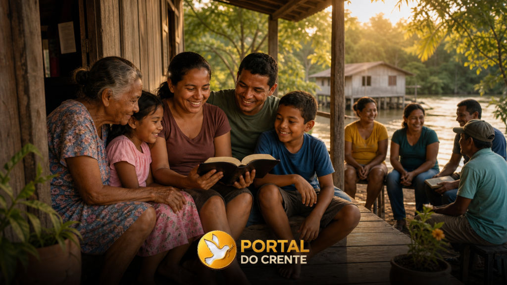 Imagem realista que retrata a importância e o impacto da Ação evangelística e social na vida das pessoas.