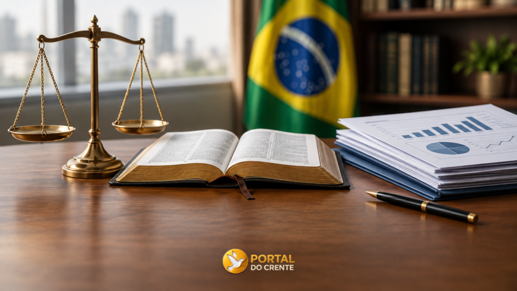 Imagem realista que demontra os números da cristofobia no Brasil